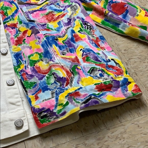 Custom Hand Painted Jean Jacket - Picture 5 of 5